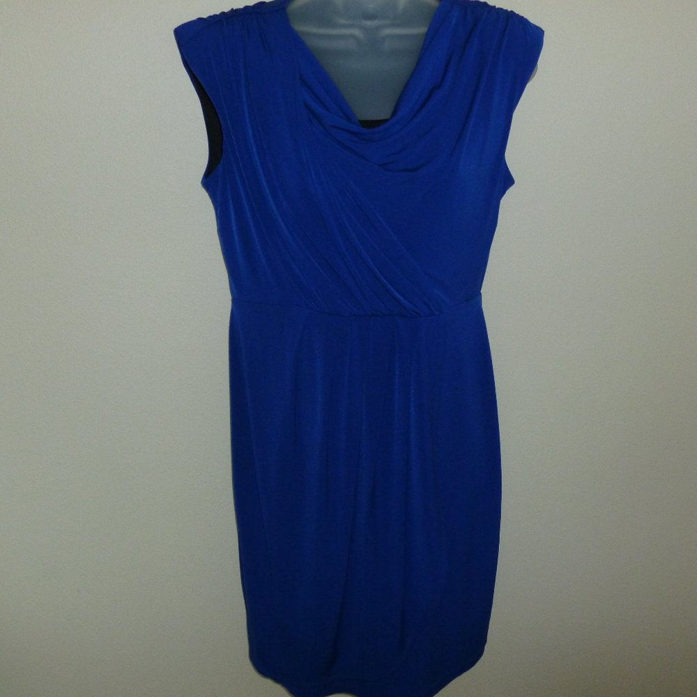 Royal Blue Straight Cut Dress